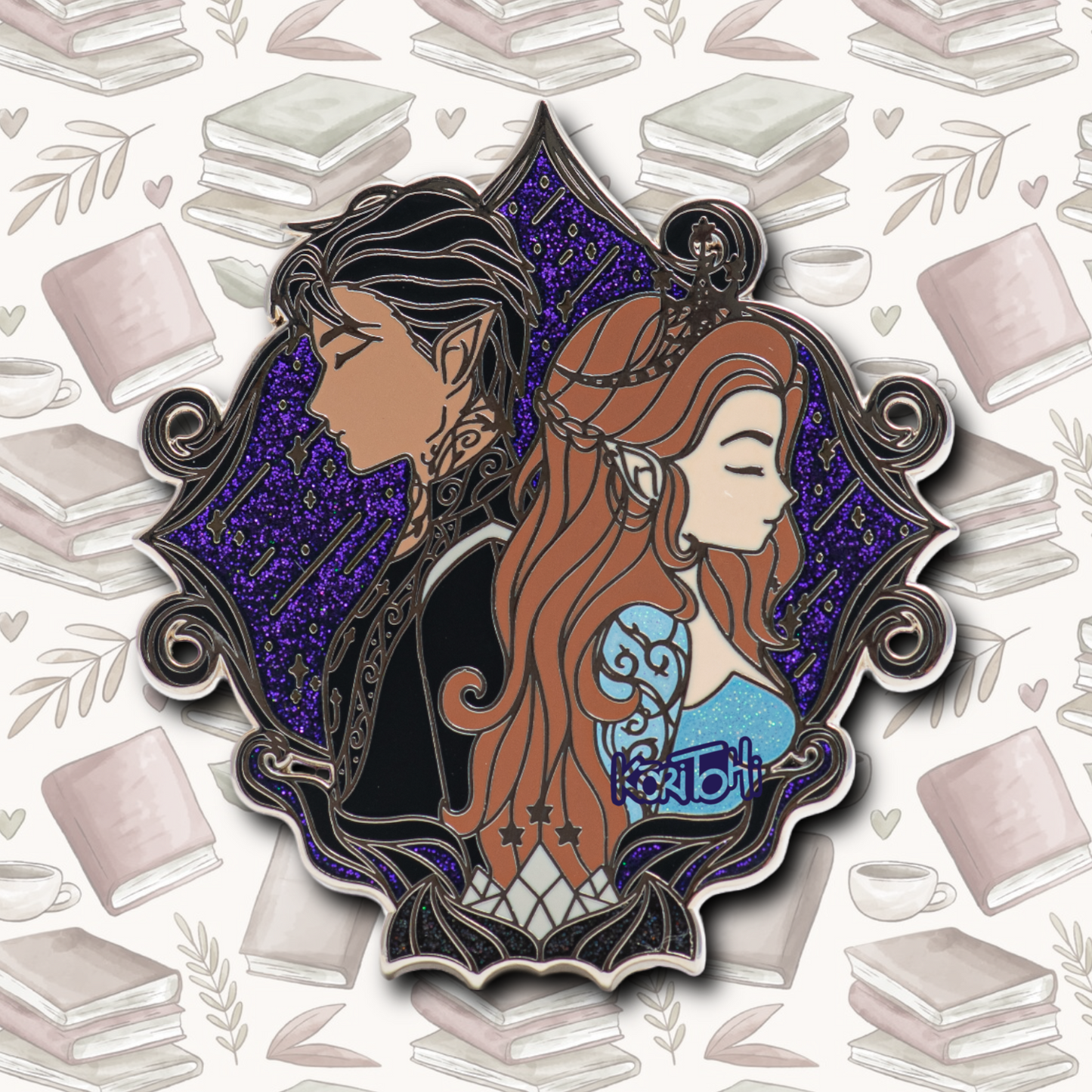 Enamel Pin and necklaces - Under the stars - Feysand - Velaris