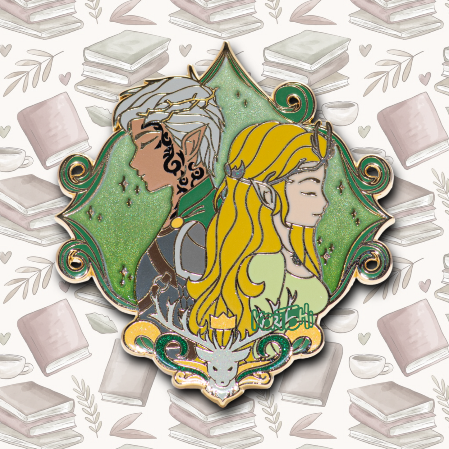 Enamel Pin - Feeric love - Aelin y Rowan