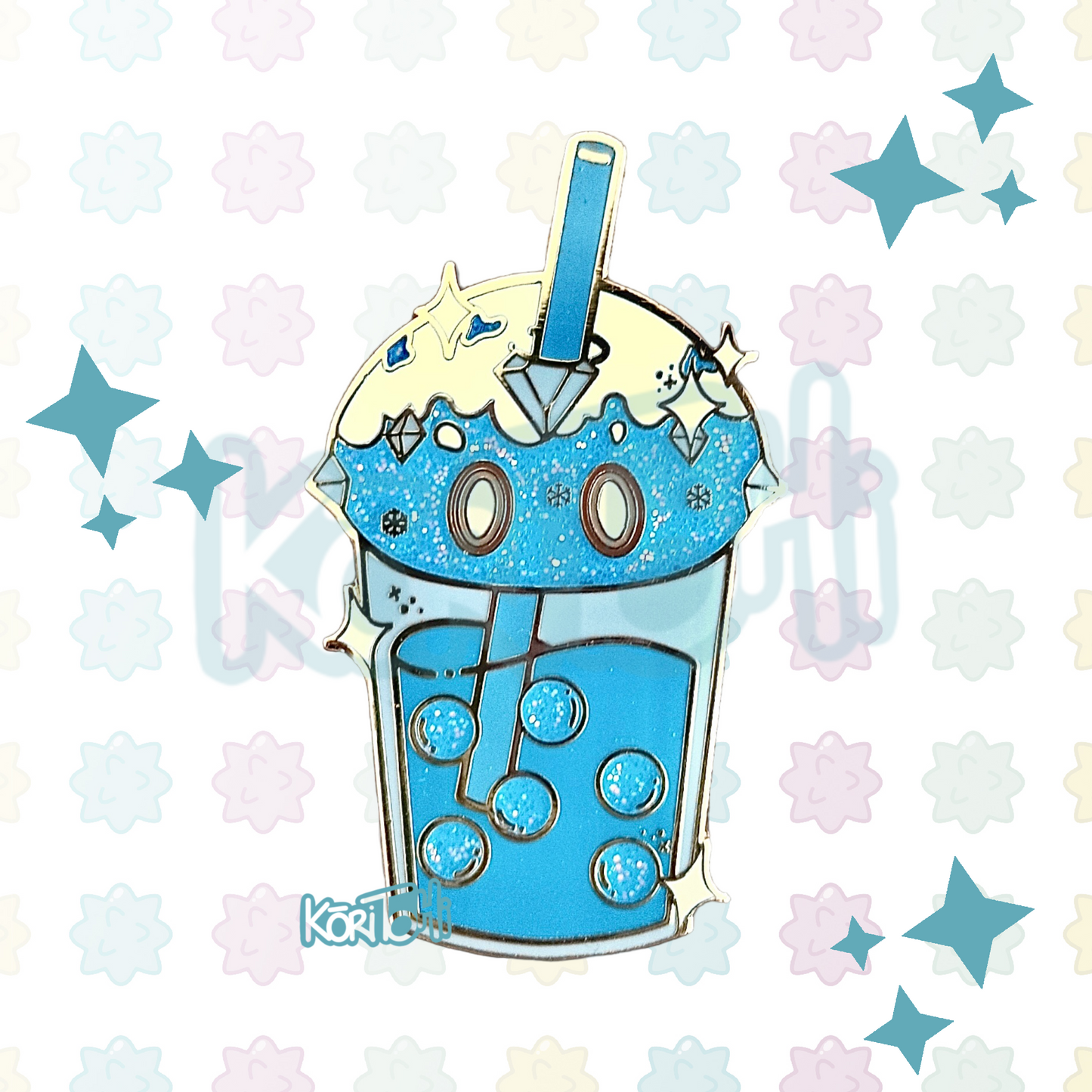 Enamel Pin - BubbleSlimes - Genshin Impact