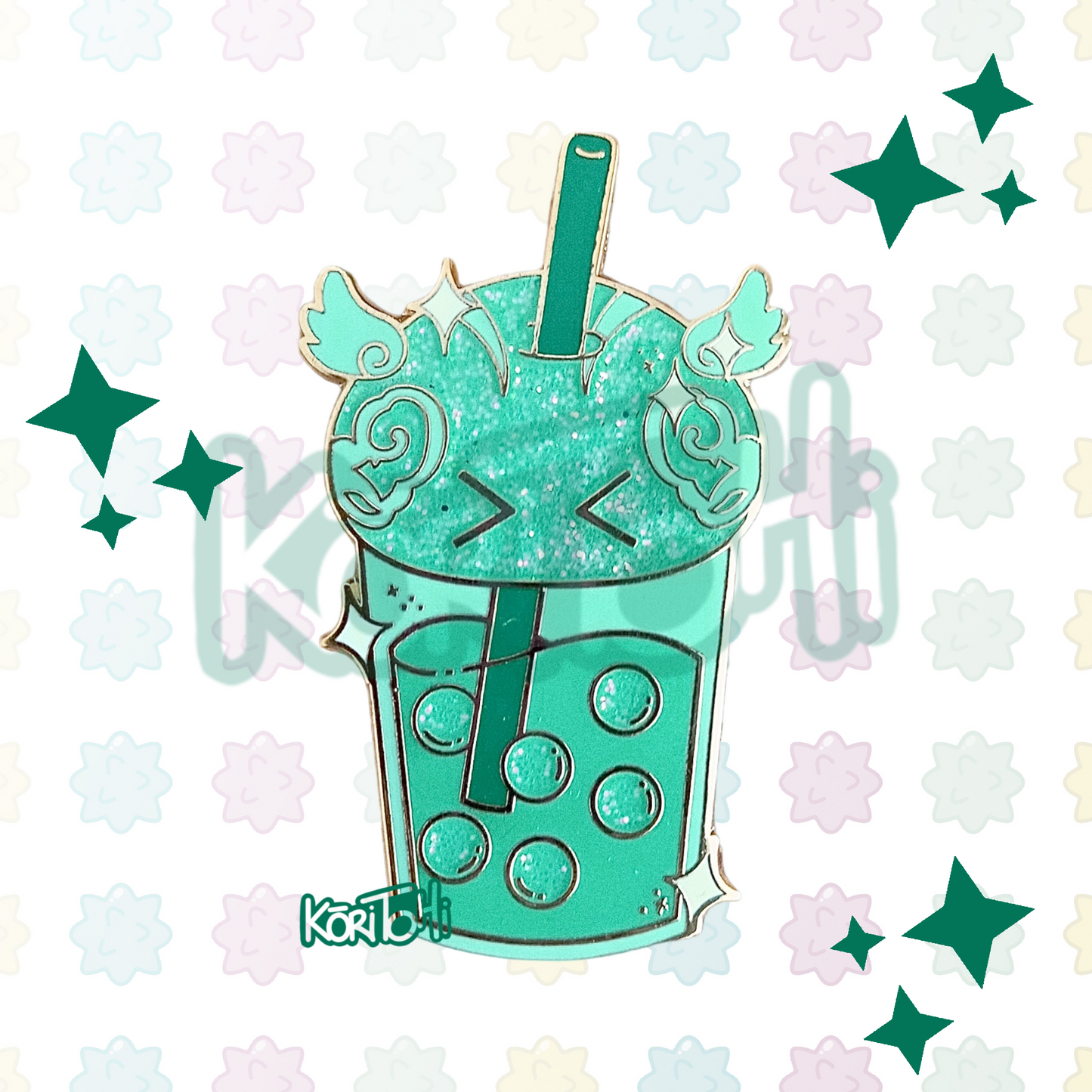 Enamel Pin - BubbleSlimes - Genshin Impact