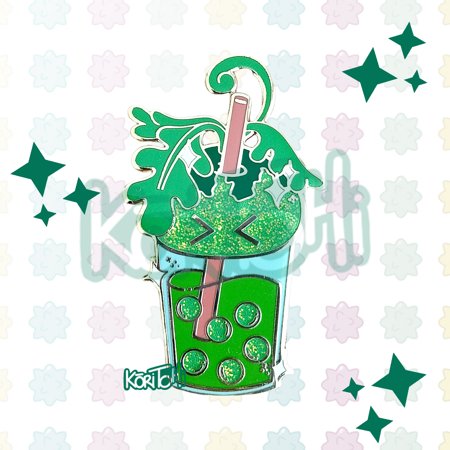 Enamel Pin - BubbleSlimes - Genshin Impact