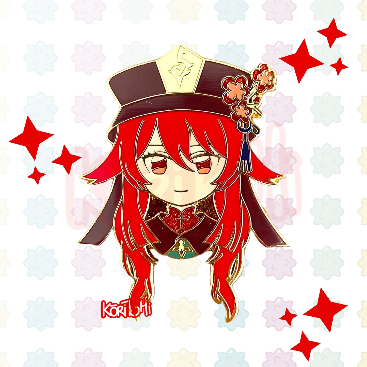 Enamel Pin - Hu tao - Genshin Impact