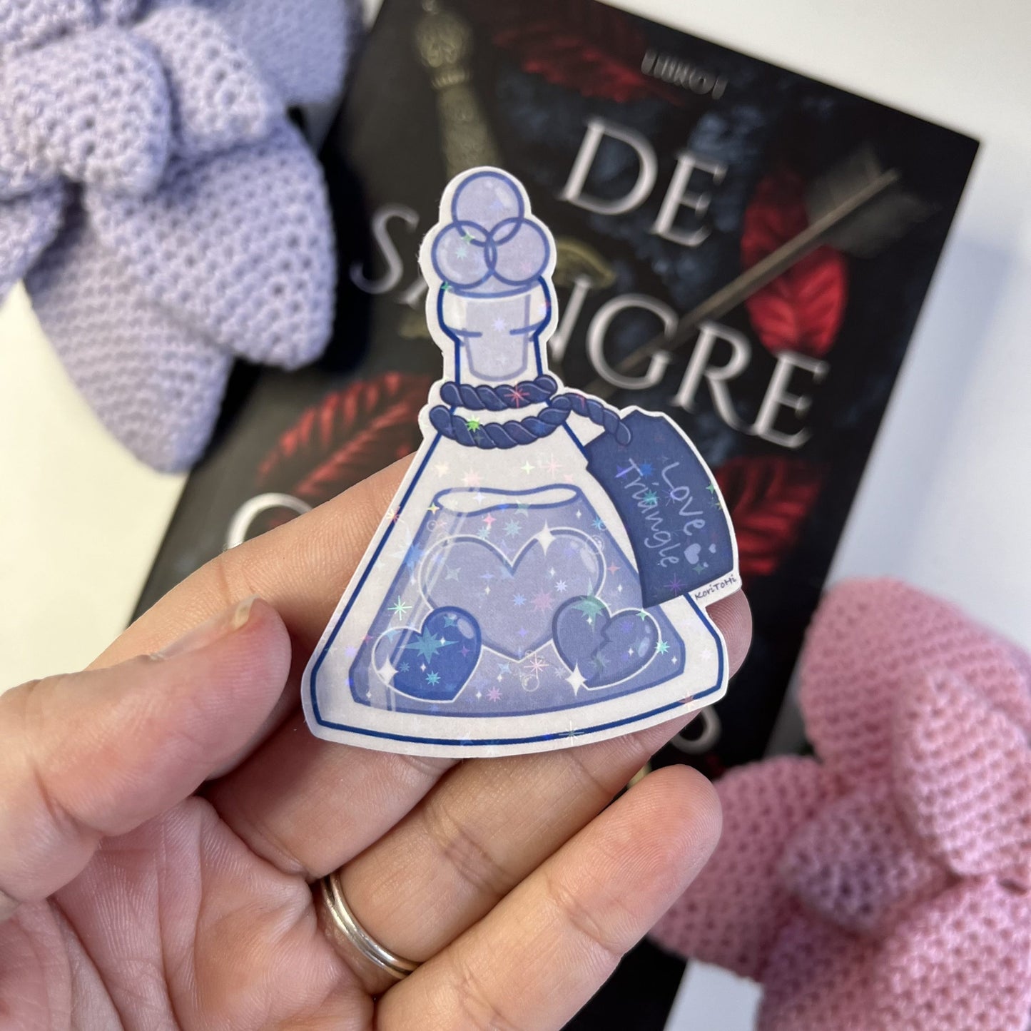 Pegatinas pociones tropes literarios