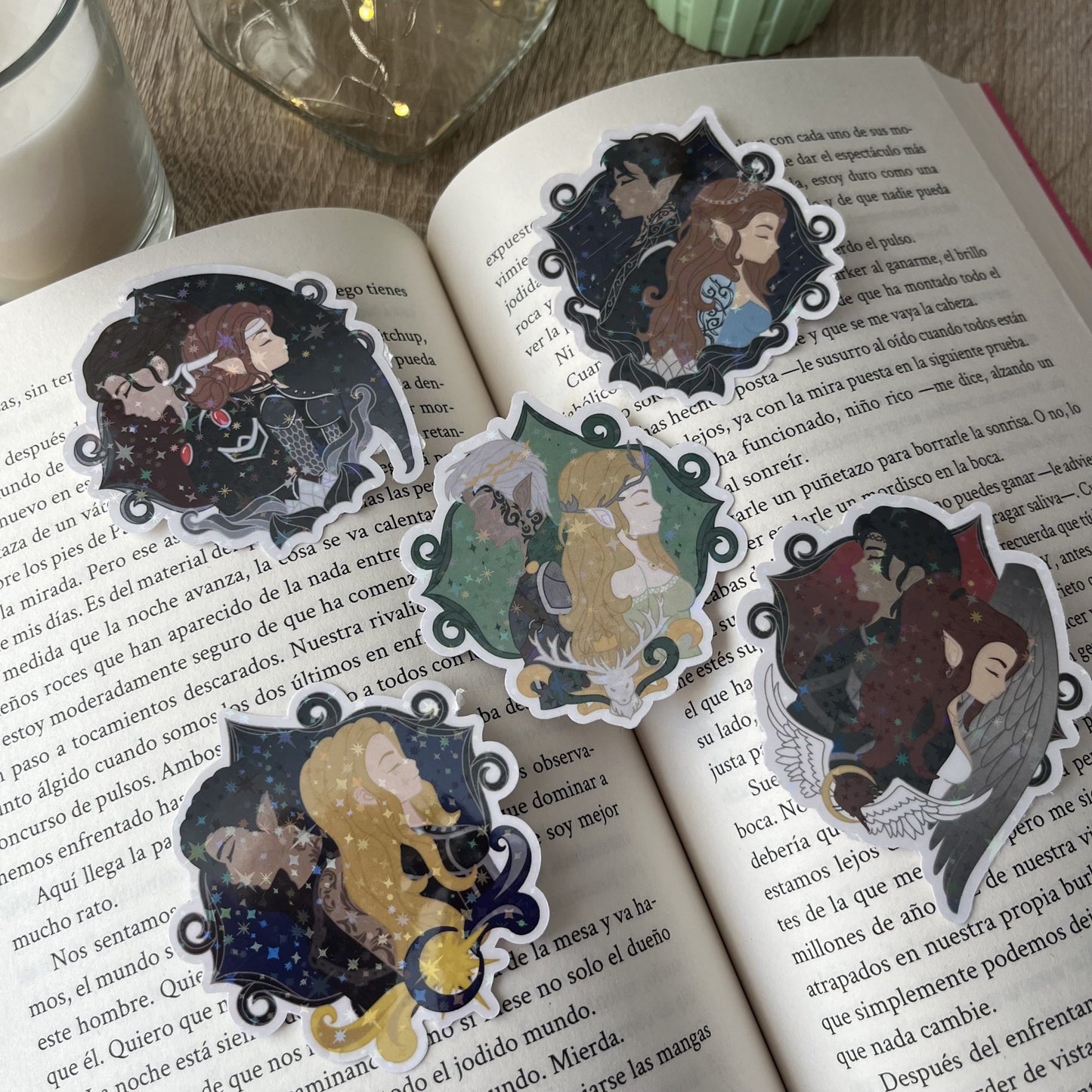 Pegatinas Acotar|Crescent city|Trono de cristal