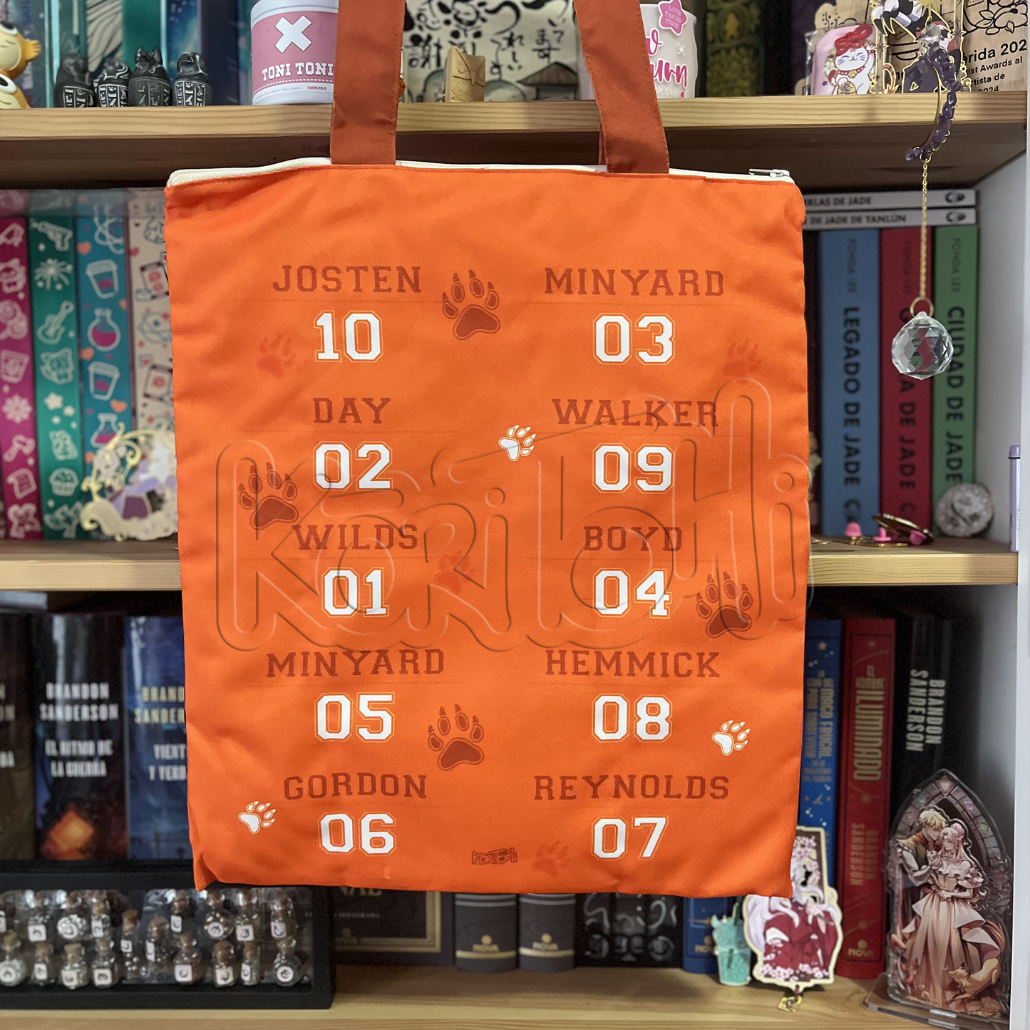Palmetto Foxes - All for the game - Bolso con cremallera impermeable de asa larga