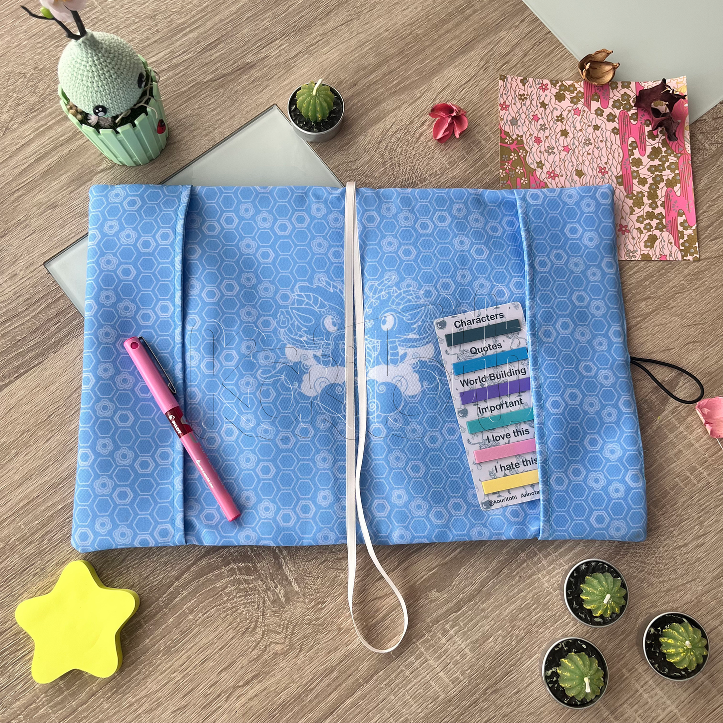Fantasy Lover - Dragón azul - Funda de libro con solapas