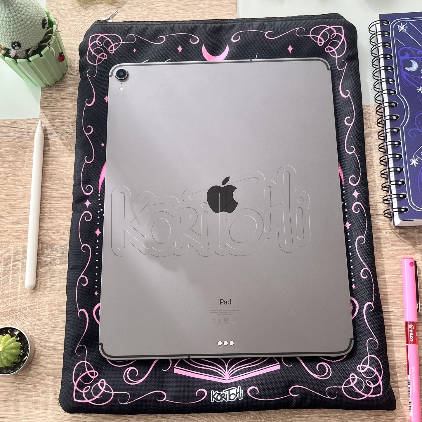 Fantasy lover - Dragón negro - Funda de Laptop / Tablet