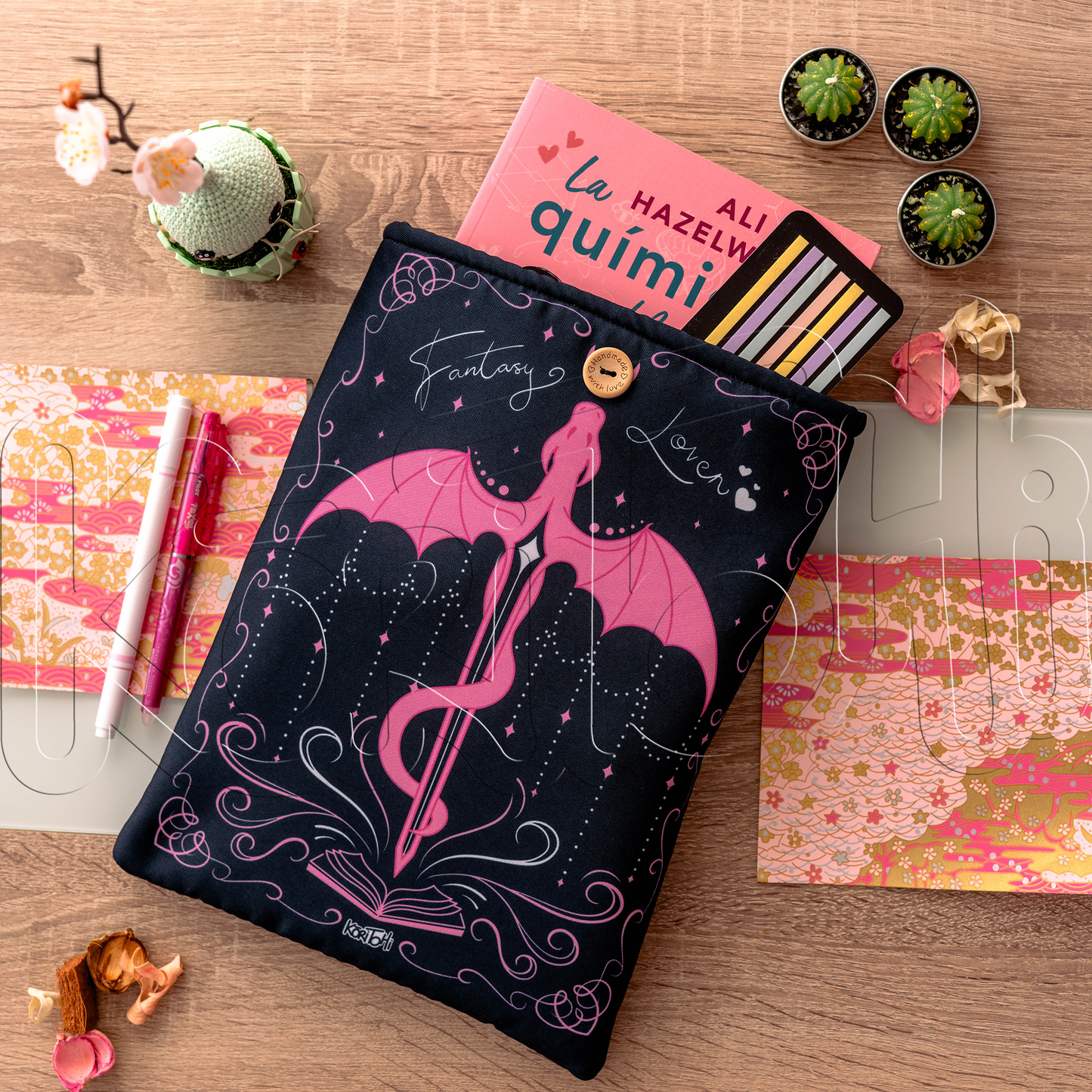 Fantasy lover- Dragón negro - Funda de saco
