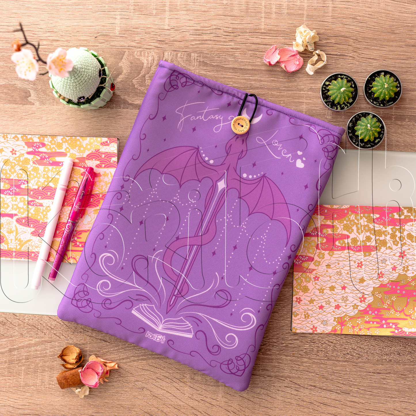 Fantasy lover- Dragón malva - Funda de saco