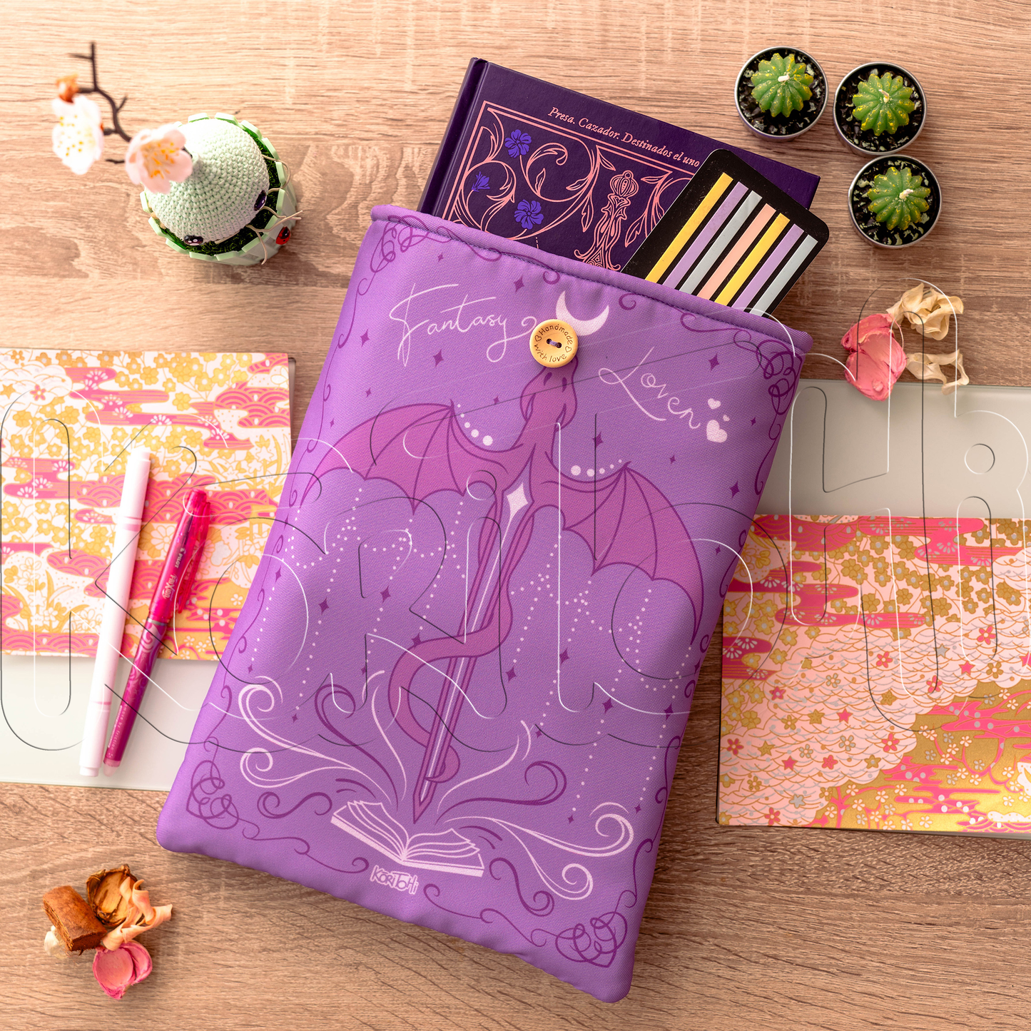 Fantasy lover- Dragón malva - Funda de saco