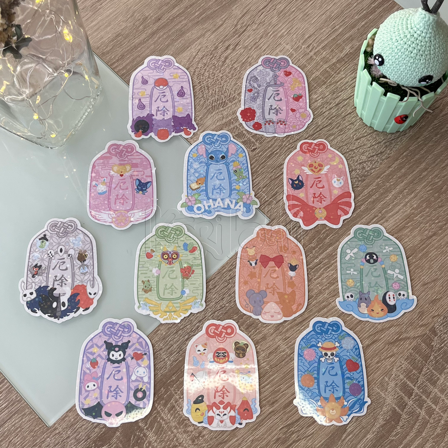 Pegatinas de Omamoris