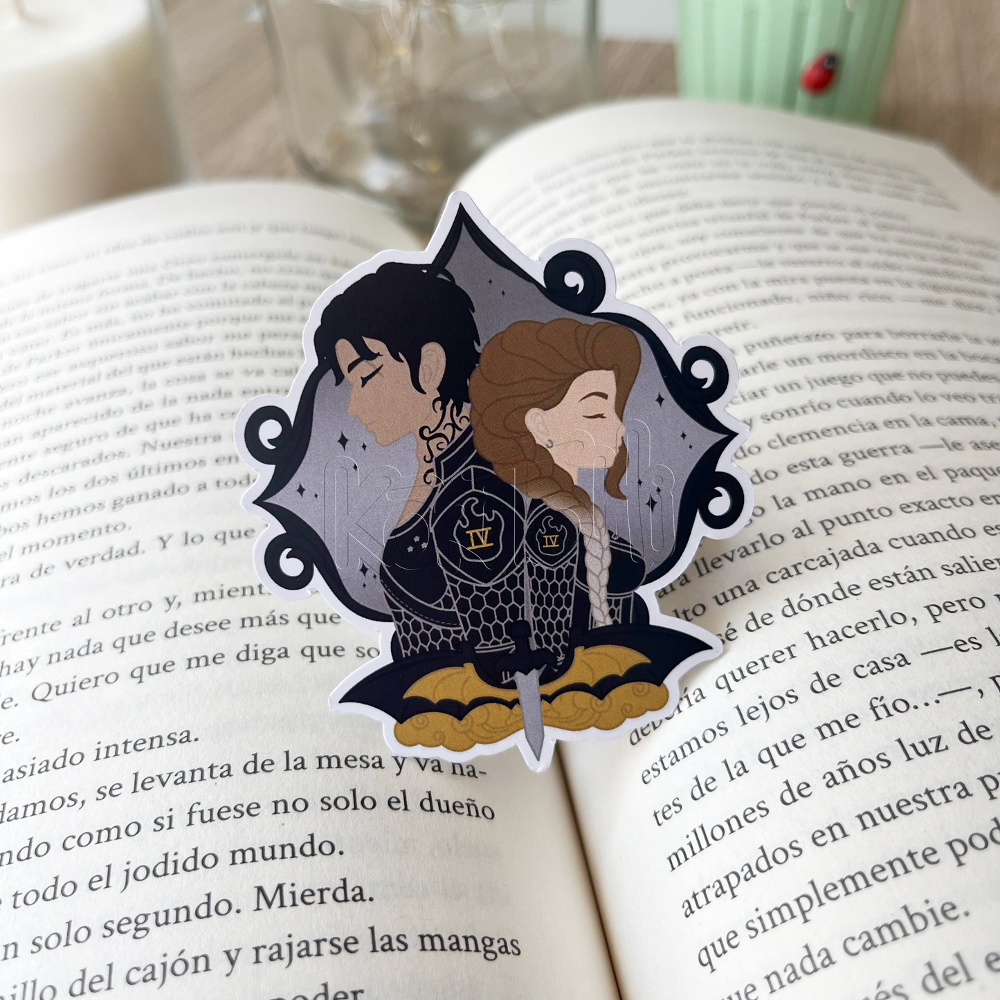 Pegatinas Four Wings | Alas de sangre