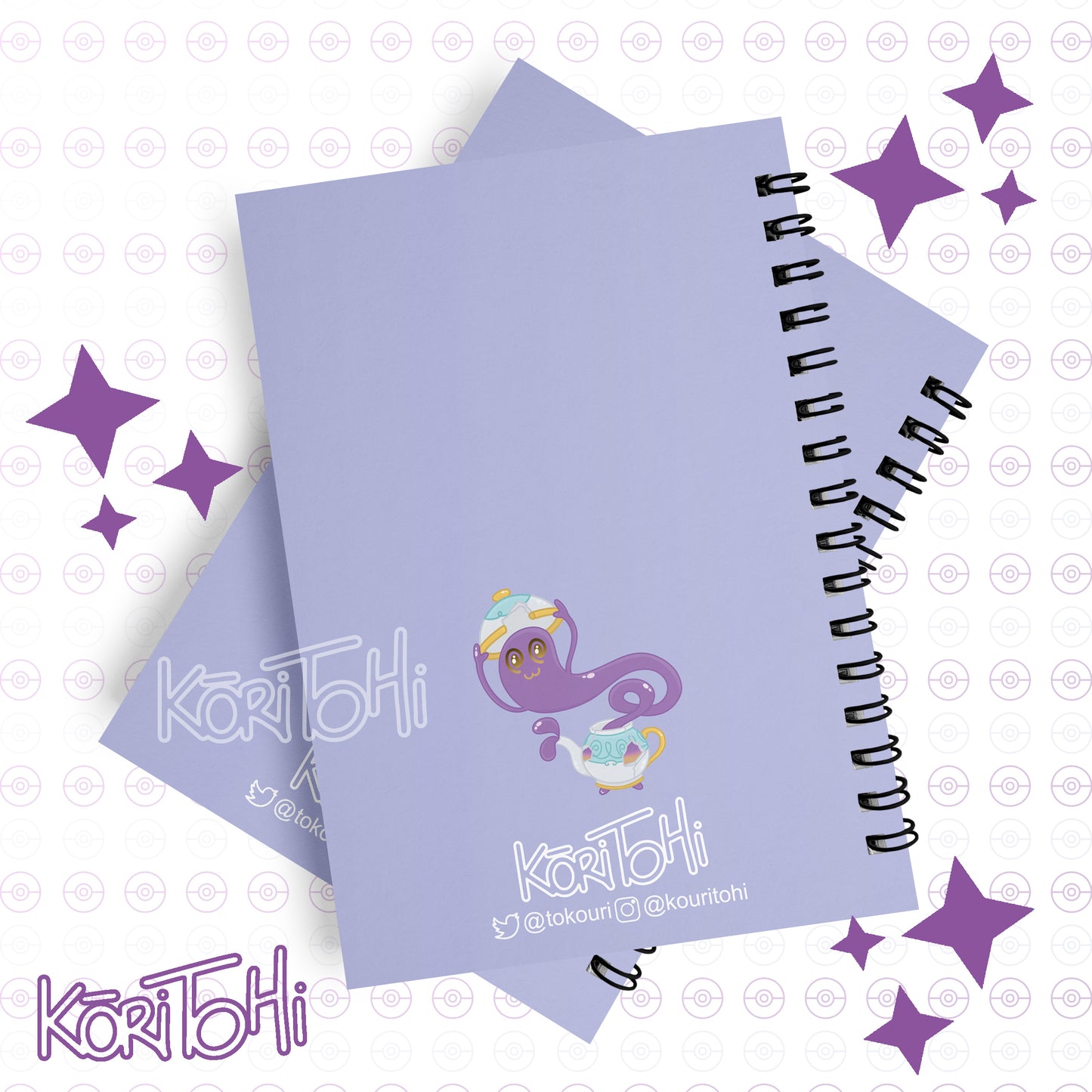 Libreta - Pocketo Monster - Tipo fantasma