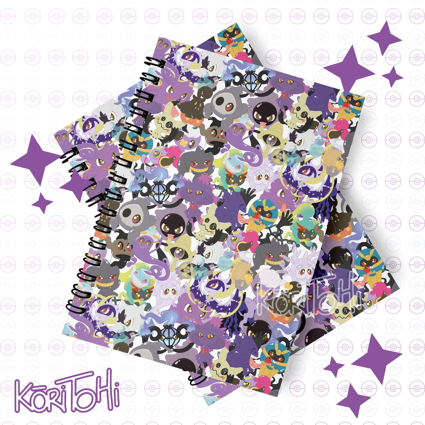 Libreta - Pocketo Monster - Tipo fantasma