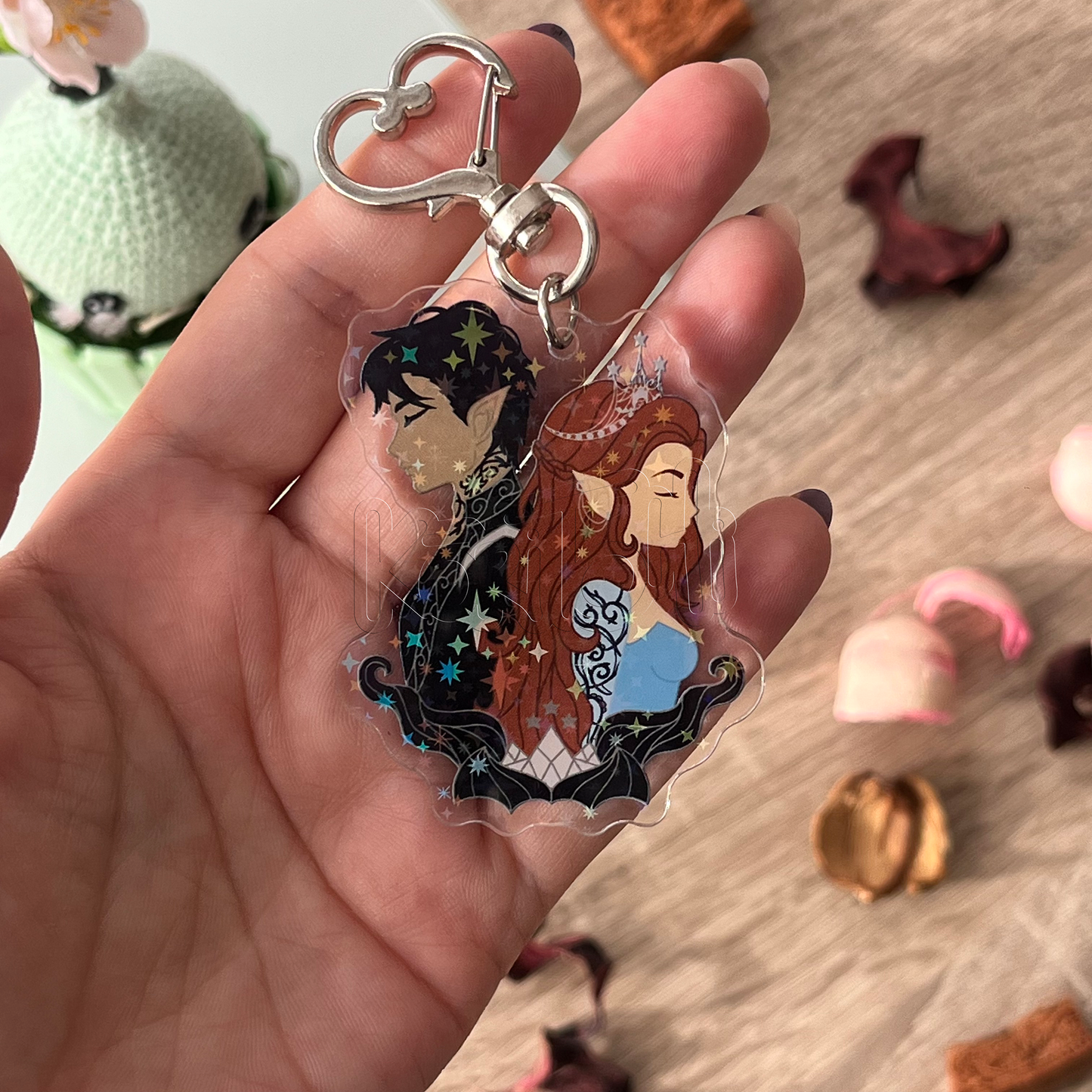 Llavero Feyre y Rhysand
