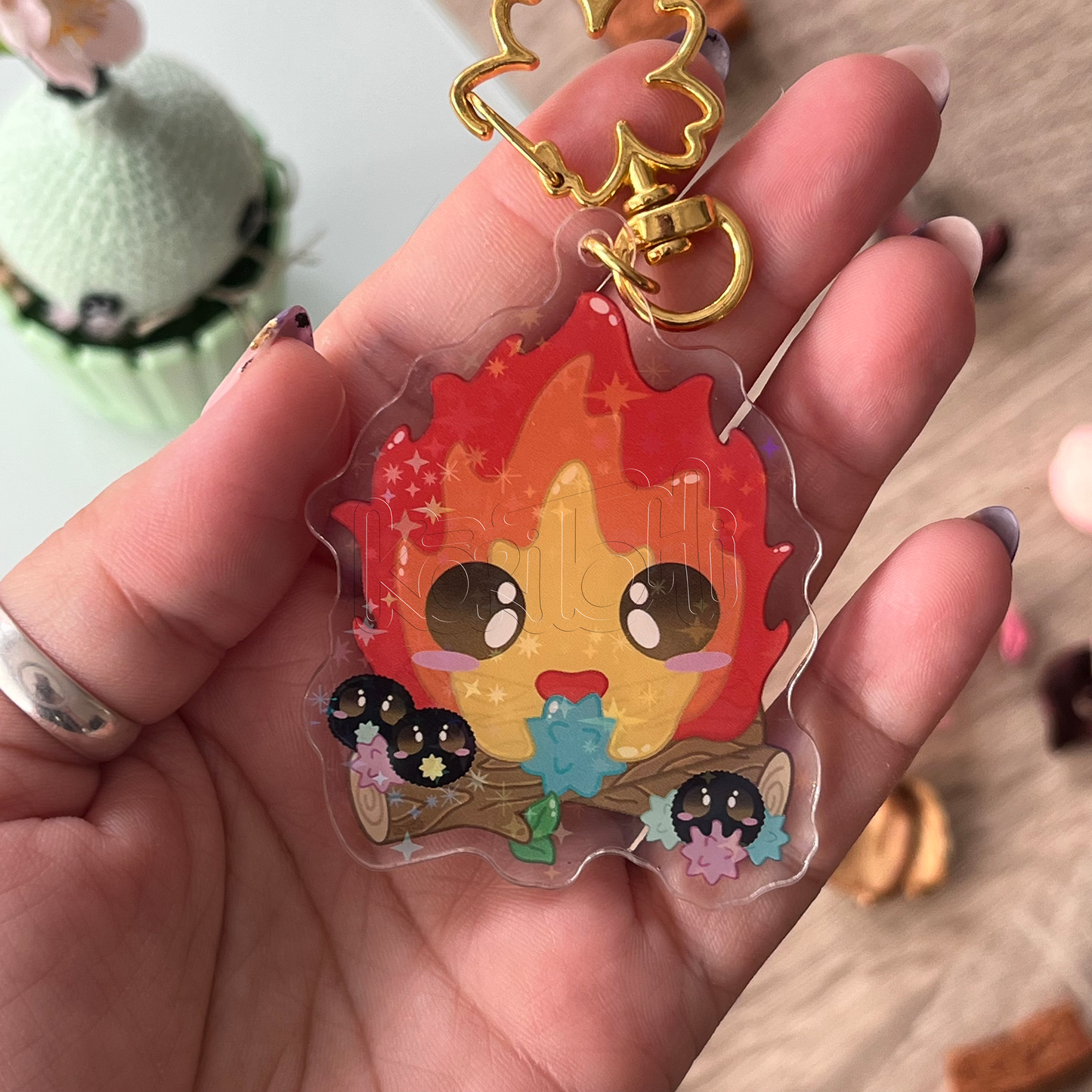 Llavero Calcifer kawaii