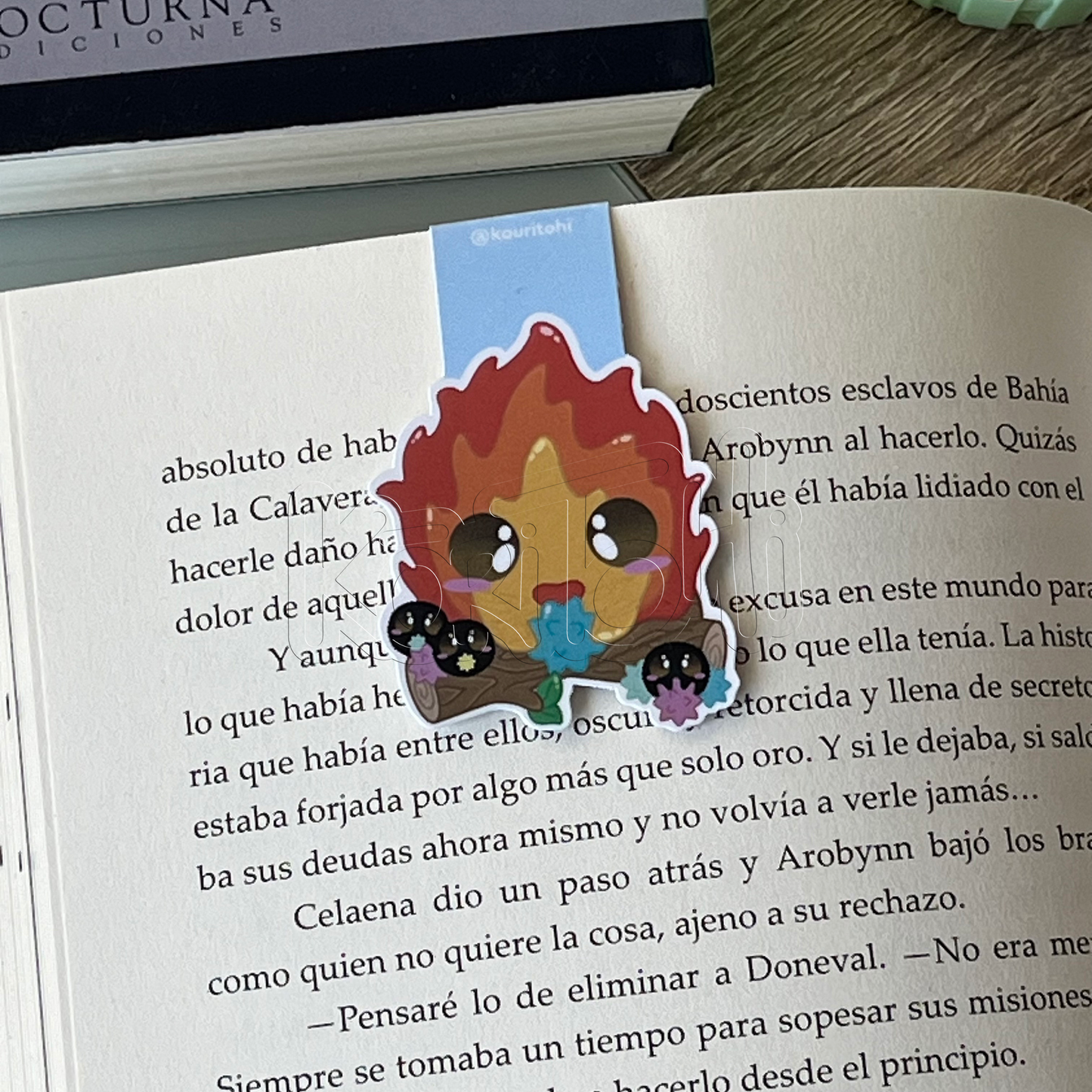 Marcapáginas magnético - Ghibli - Calcifer