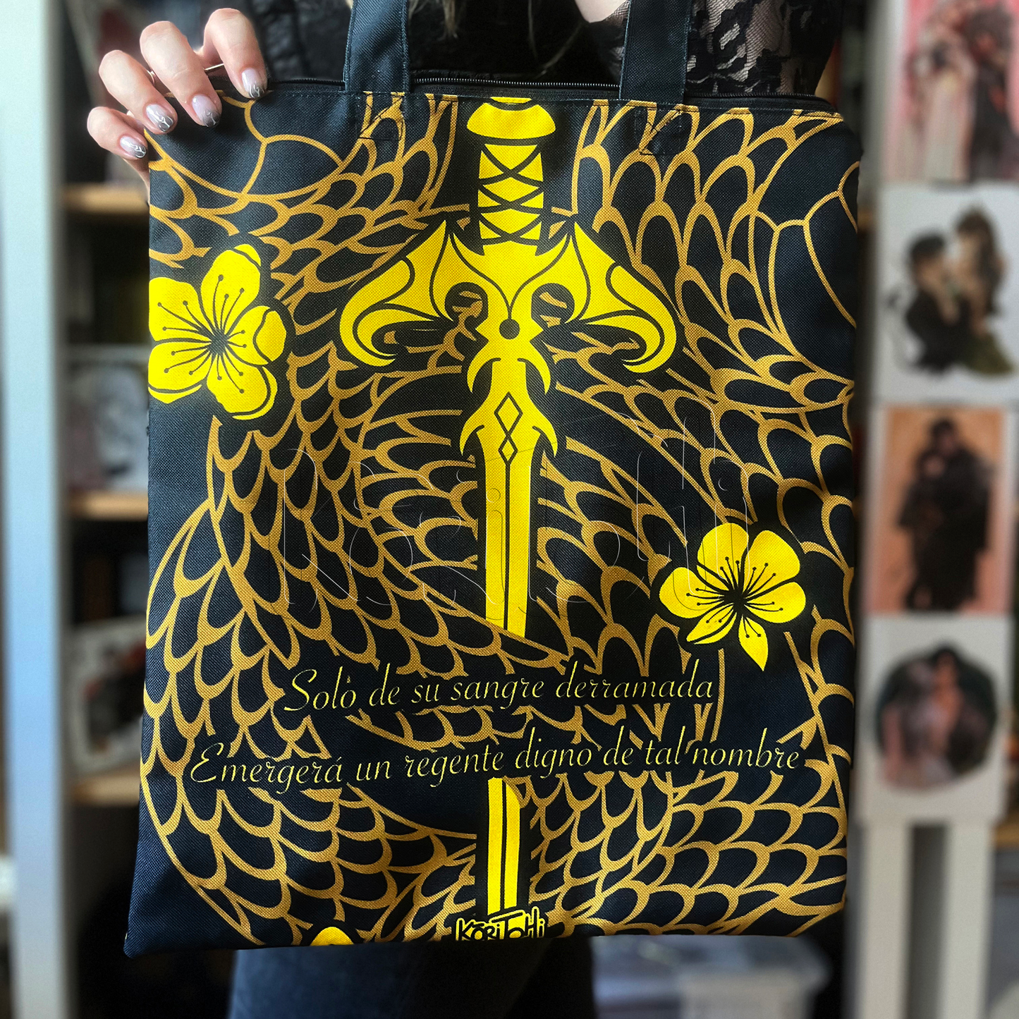 Príncipe Cruel - Bolso con cremallera impermeable de asa larga