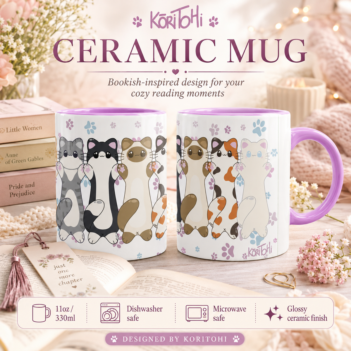 Taza Gatos cuquis sublimada