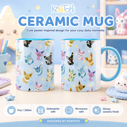 Taza Eevees sublimada