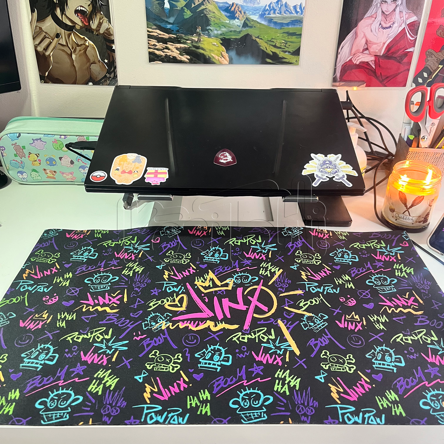 Alfombrilla larga de ordenador - Jinx