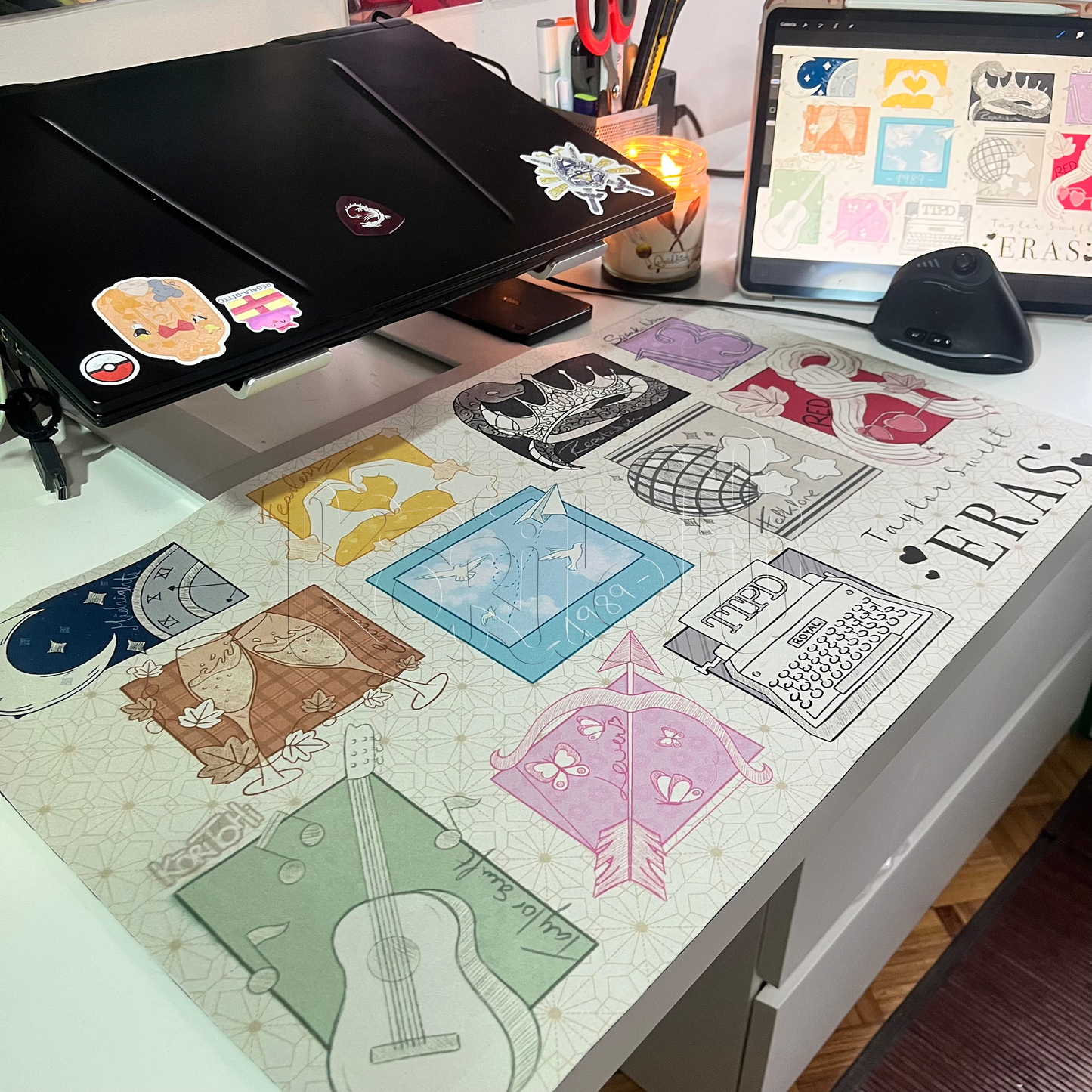 Alfombrilla larga de ordenador - Eras tour Taylor Swift