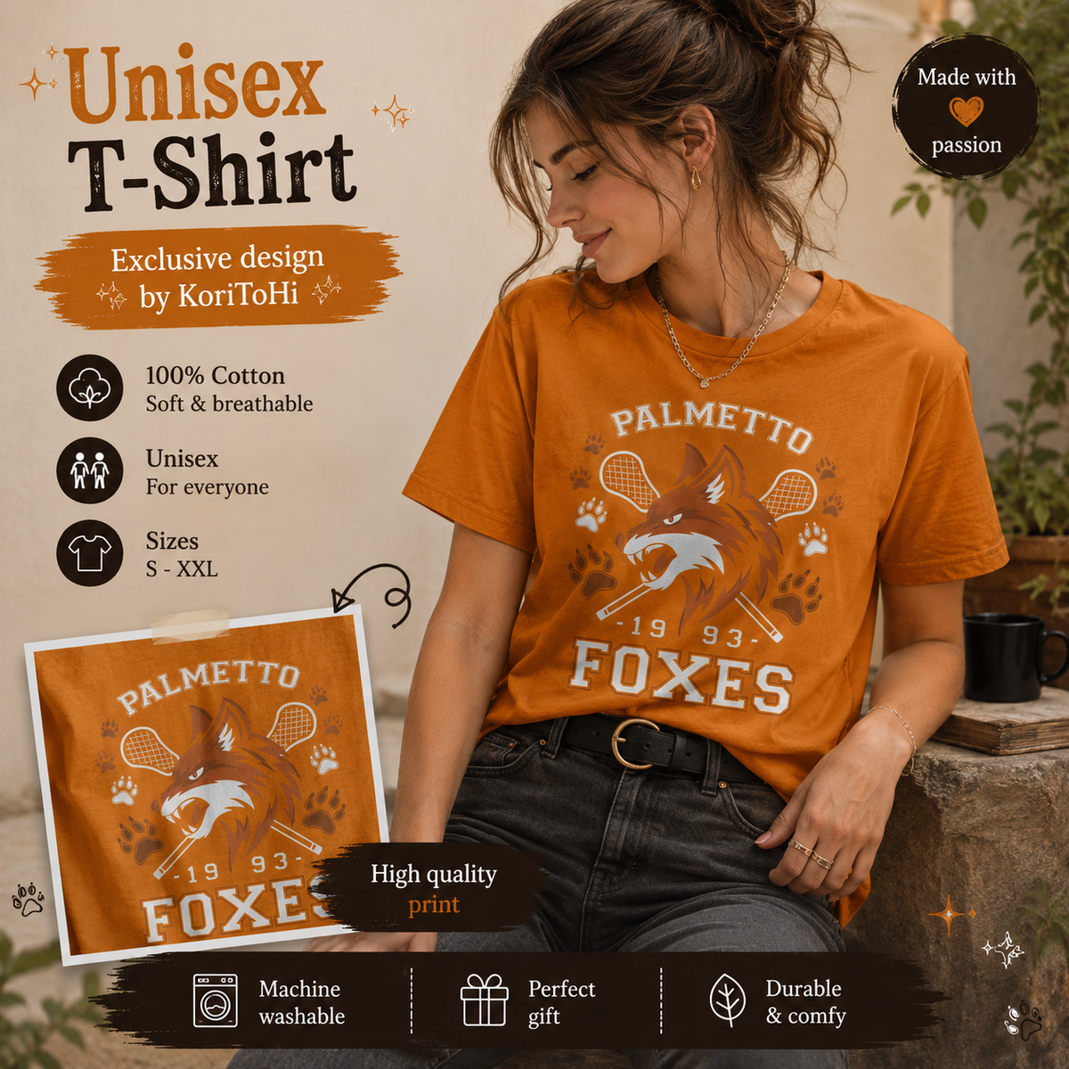 Camiseta Palmetto Foxes