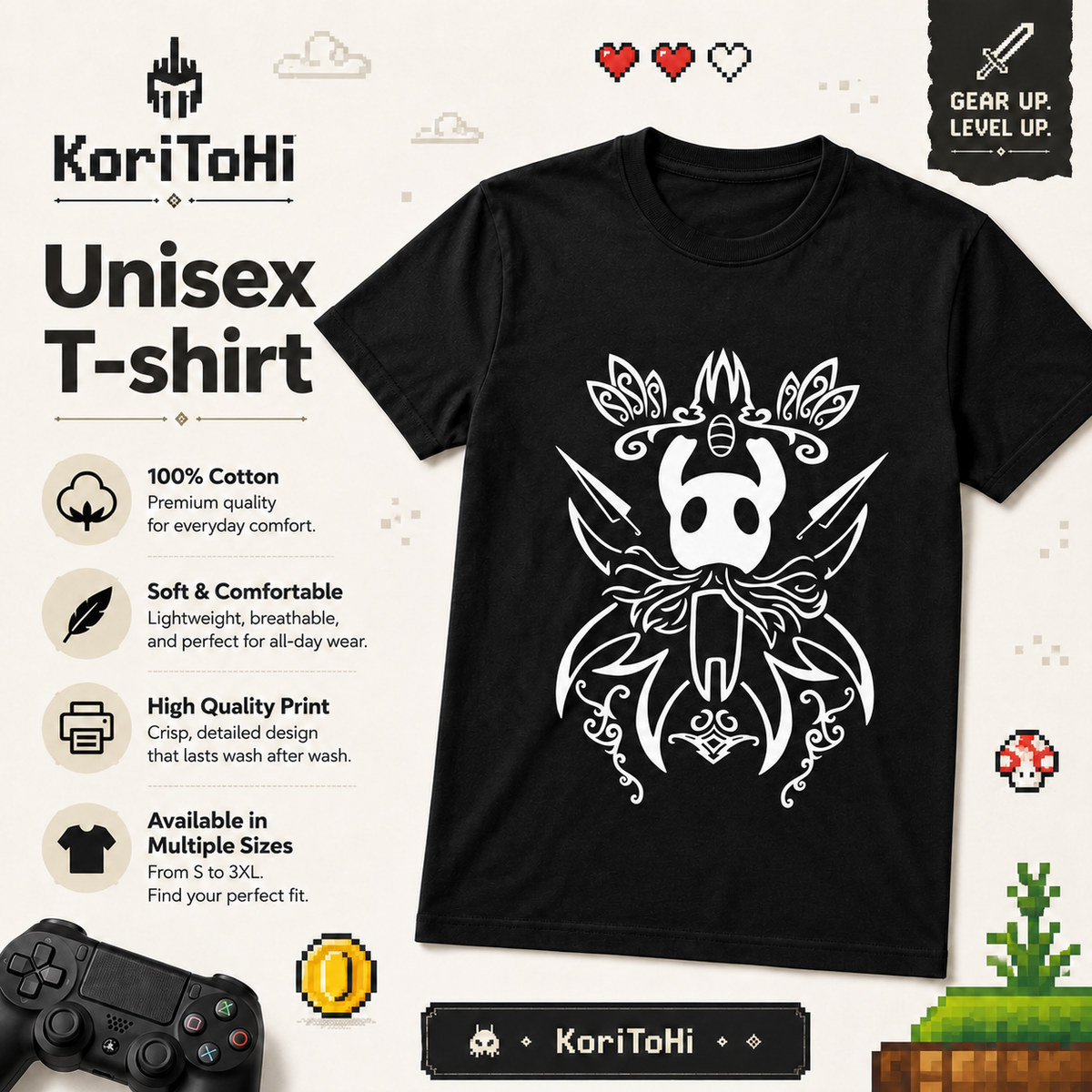 Camiseta Hollow Knight