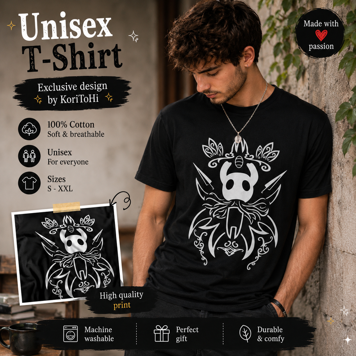 Camiseta Hollow Knight