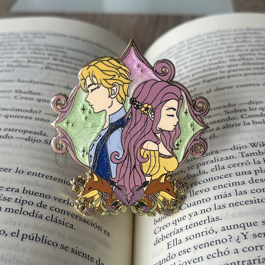 Enamel Pin - Érase una vez un corazón roto - Jack y Evangeline