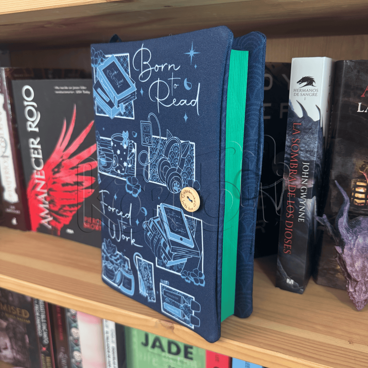 Born to read - Funda de libro con solapas