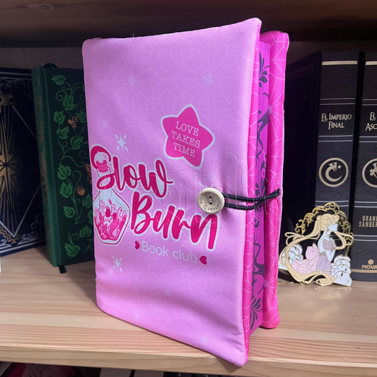 Slow burn - Romance trope - Funda de libro con solapas