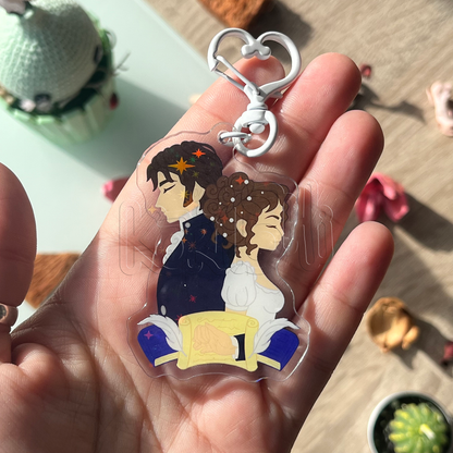 Damen and Laurent Keychain