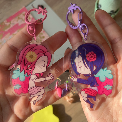 Damen and Laurent Keychain