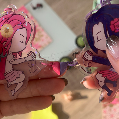 Damen and Laurent Keychain