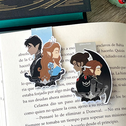 Magnetic bookmark - Cassian and Nesta