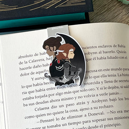 Magnetic bookmark - Cassian and Nesta