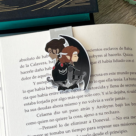 Magnetic bookmark - Cassian and Nesta