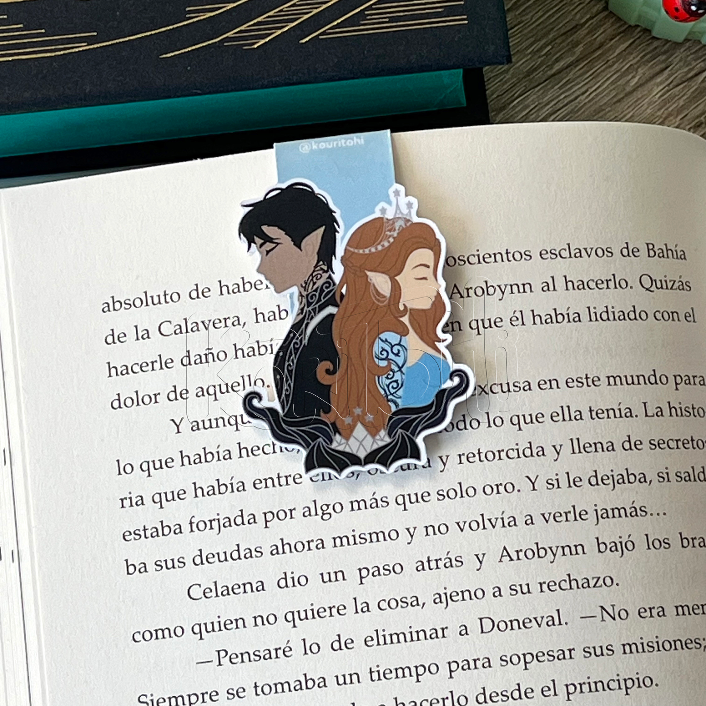 Magnetic Bookmark - Feyre and Rhysand