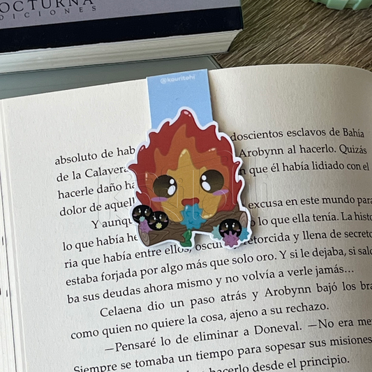 Magnetic bookmark - Ghibli - Calcifer