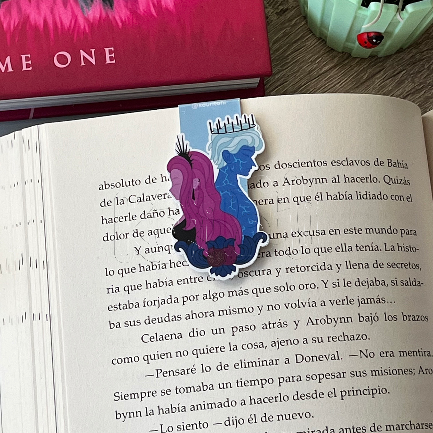 Magnetic bookmark - Hades and Persephone