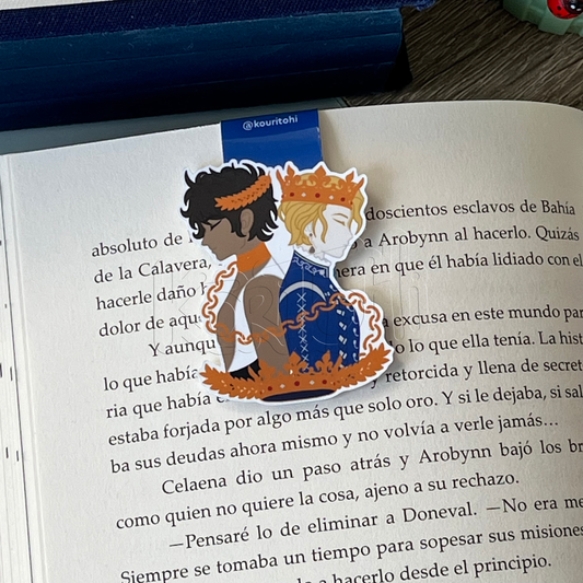 Magnetic bookmark - Laurent and Damen