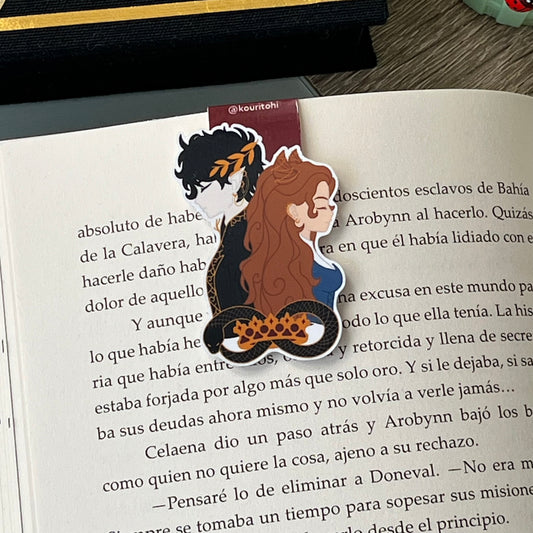Magnetic bookmark - Jude and Cardan