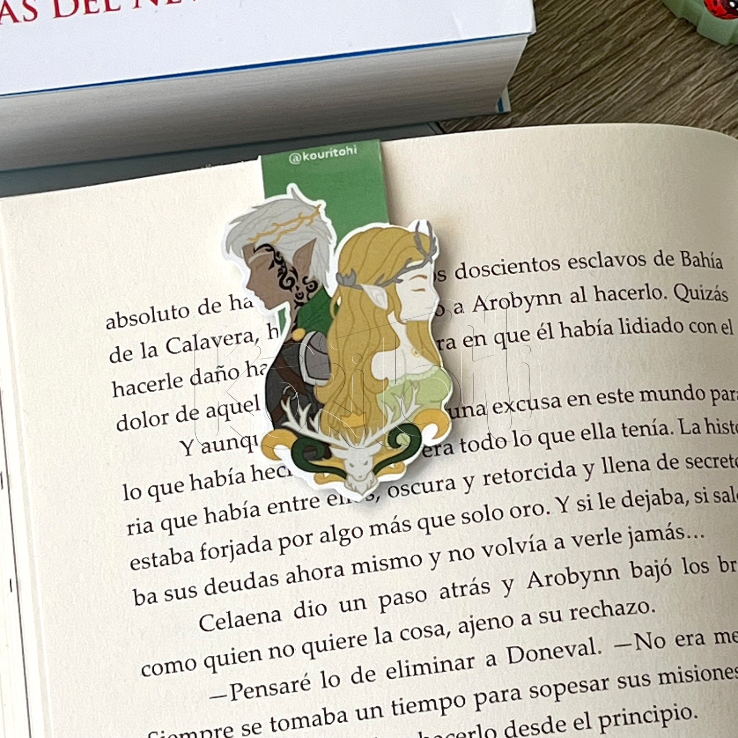 Magnetic bookmark - Aelin and Rowan