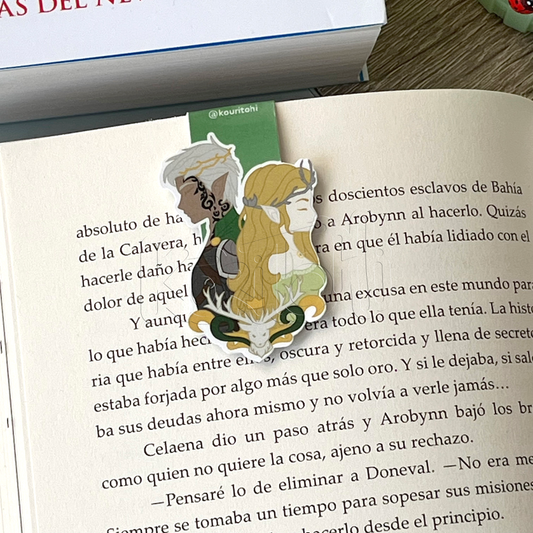 Magnetic bookmark - Aelin and Rowan