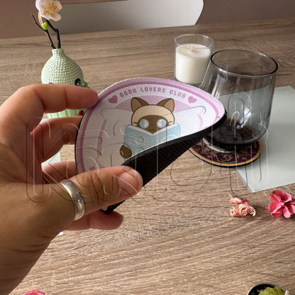 Posavasos - Gato lector