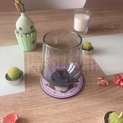 Posavasos - Gato lector