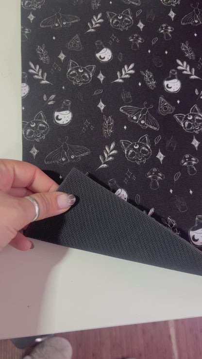 Alfombrilla larga de ordenador - Patrón bruja