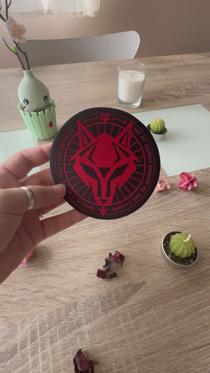 Posavasos - Amanecer rojo