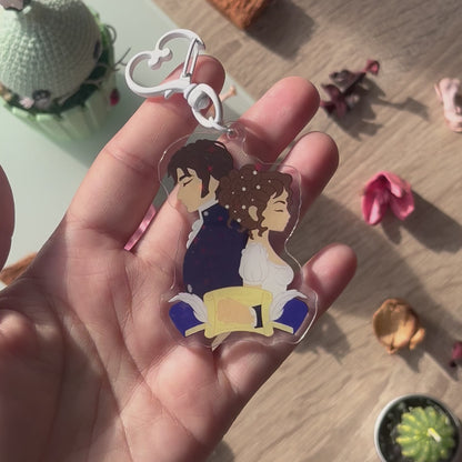 Damen and Laurent Keychain